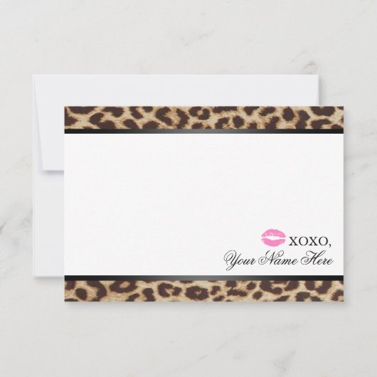 Cheetah bedankt je kaart (Achterkant)