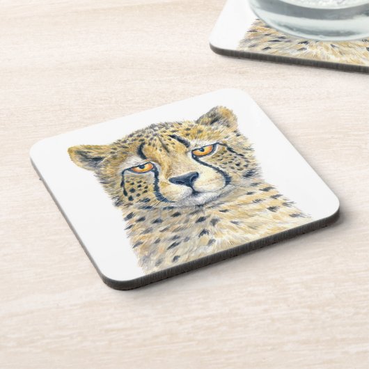 Cheetah Bier Onderzetter (Linkerzijde)