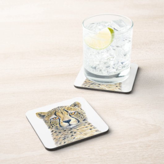 Cheetah Bier Onderzetter (Rechterzijde)