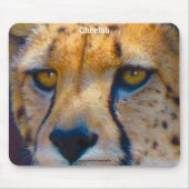 Cheetah Big Cat Wildlife Art Mousepad Muismat (Voorkant)