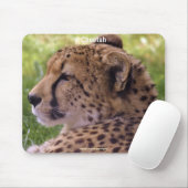 Cheetah Big Cat Wildlife Foto Mousepad Muismat (Met muis)