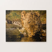 Cheetah Big Cats. Legpuzzel (Horizontaal)