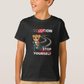 Cheetah Biker, evolutie T-shirt (Voorkant)