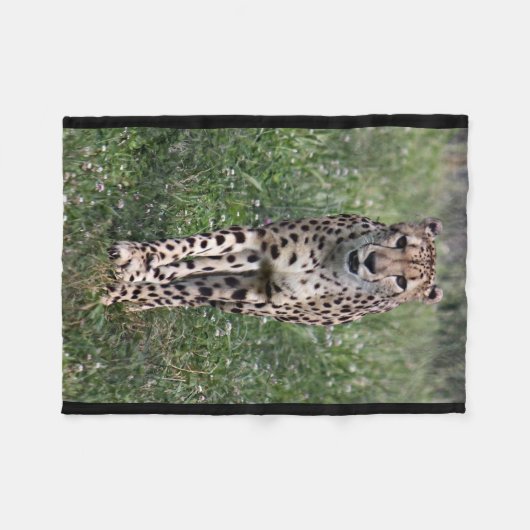 Cheetah blanket fleece deken (Voorkant (Horizontaal))