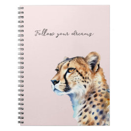 Cheetah Blush Roze Notitieboek