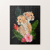 Cheetah Bouquet Legpuzzel (Verticaal)