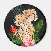 Cheetah Bouquet Magneet (Voorkant)
