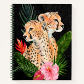 Cheetah Bouquet Notitieboek (Voorkant)