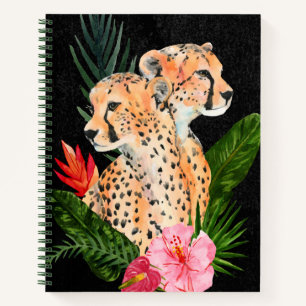 Cheetah Bouquet Notitieboek