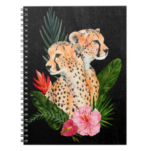 Cheetah Bouquet Notitieboek