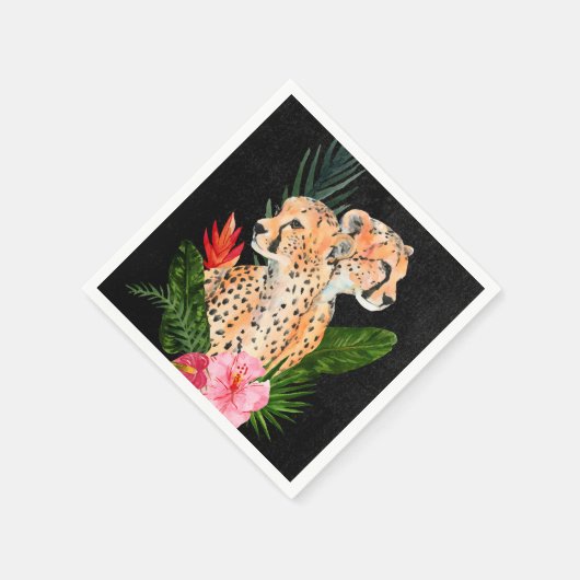 Cheetah Bouquet Servet (Hoek)