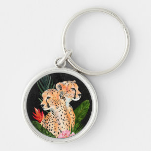 Cheetah Bouquet Sleutelhanger