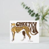 Cheetah Briefkaart (Staand voorkant)