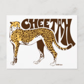 Cheetah Briefkaart (Voorkant)