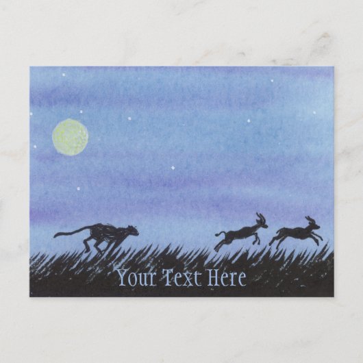 Cheetah Briefkaart (Voorkant)