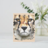 Cheetah Briefkaart (Staand voorkant)