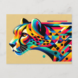 Cheetah-Briefkaart Briefkaart