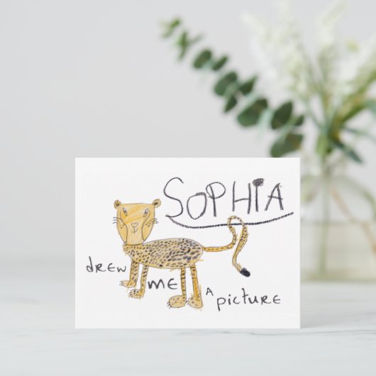 Cheetah Briefkaarten (Staand voorkant)