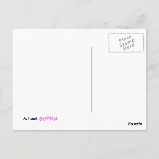 Cheetah Briefkaarten (Achterkant)