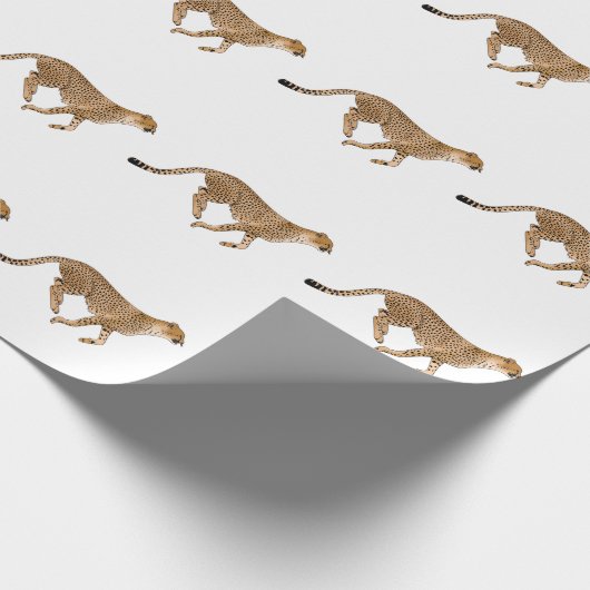 Cheetah Cadeaupapier (Hoek)