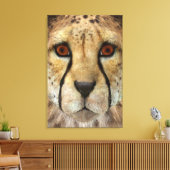 Cheetah Canvas Afdruk (Insitu (Woonkamer))