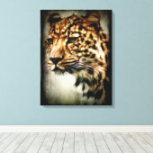 Cheetah Canvas Afdruk (Insitu (Houten vloer))