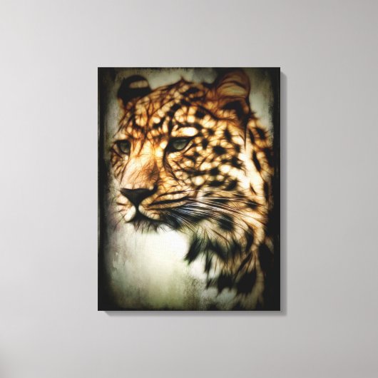 Cheetah Canvas Afdruk (Voorkant)