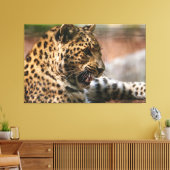 Cheetah Canvas Afdruk (Insitu (Woonkamer))