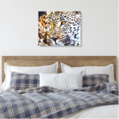 Cheetah Canvas Afdruk (Insitu (Slaapkamer))