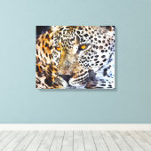 Cheetah Canvas Afdruk (Insitu (Houten vloer))