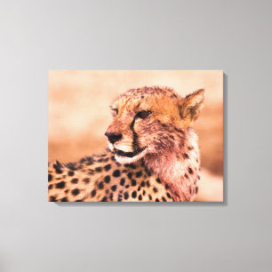 Cheetah Canvas Afdruk