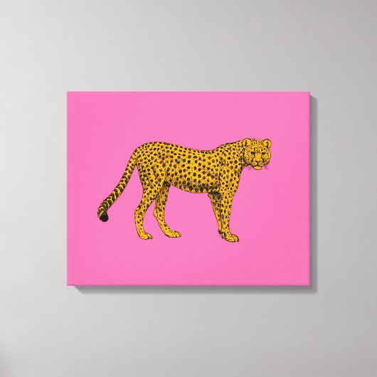 Cheetah Canvas Afdruk (Voorkant)