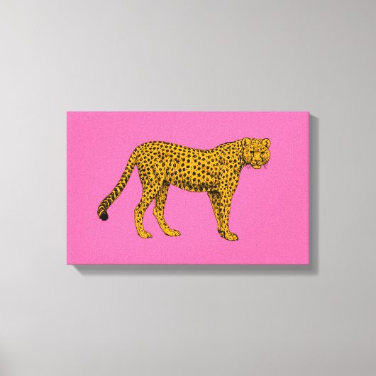 Cheetah Canvas Afdruk (Voorkant)