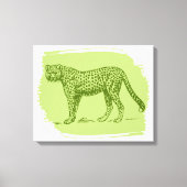  Cheetah Canvas Afdruk (Voorkant)