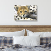 Cheetah Canvas Afdruk (Insitu (Slaapkamer))