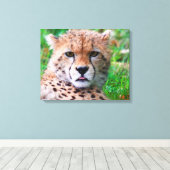 Cheetah Canvas Afdruk (Insitu (Houten vloer))
