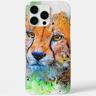 Cheetah iPhone 16 pro max hoesje