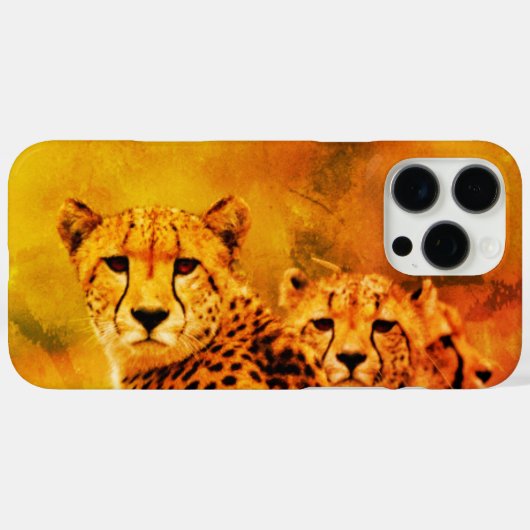 Cheetah Case-Mate iPhone Case (Achterkant (horizontaal))