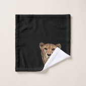 Cheetah Cat Bathroom Towel Set Bad Handdoek (Wasdoekje)