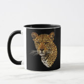 Cheetah Cat Coffee Mok (Links)