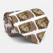 Cheetah Cat Stropdas (Opgerold)