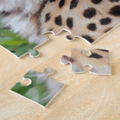 Cheetah Cat Wild Art Natuur Puzzel (Zijkant)