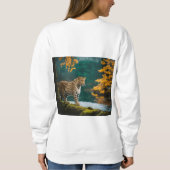 "Cheetah chique sjaal: Laat je wilde stijl los!" Trui (Achterkant)