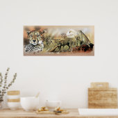 Cheetah Collectie Poster (Keuken)