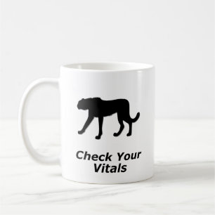 Cheetah Controleer je vitale functies Koffiemok