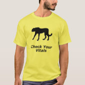 Cheetah Controleer je vitale functies T-shirt (Voorkant)