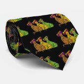 Cheetah Cool Cats Tie Stropdas (Opgerold)