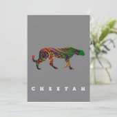 Cheetah coole design| Daggeschenk (Staand voorkant)