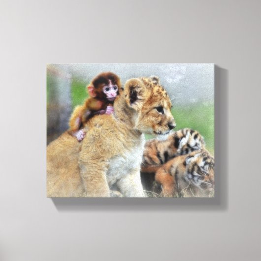 Cheetah Cub Canvas Afdruk (Voorkant)