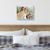 Cheetah Cub Canvas Afdruk (Insitu (Slaapkamer))